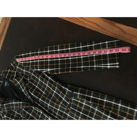Anthropologie Maeve Oversized Plaid Equestrian Blazer - Size 4 - Picture 7 of 11